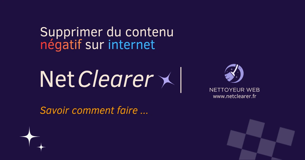 Supprimer un contenu négatif